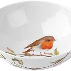 Portmeirion Red Robin Footed Bowl