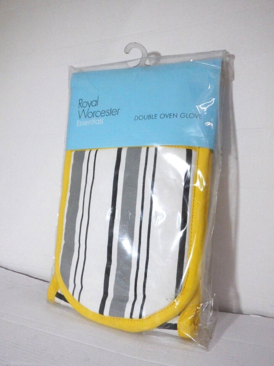 Royal Worcester Essentials Striped Double Oven Glove