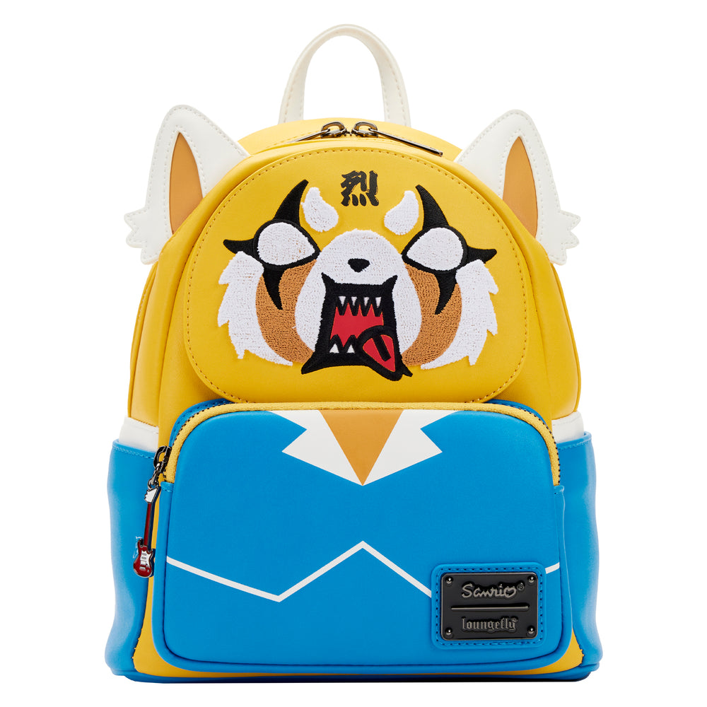 Loungefly Sanrio: Aggretsuko Two-Face Cosplay Mini Backpack