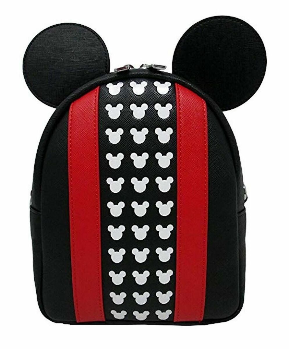 Loungefly Mickey Black/Red Convertible Backpack