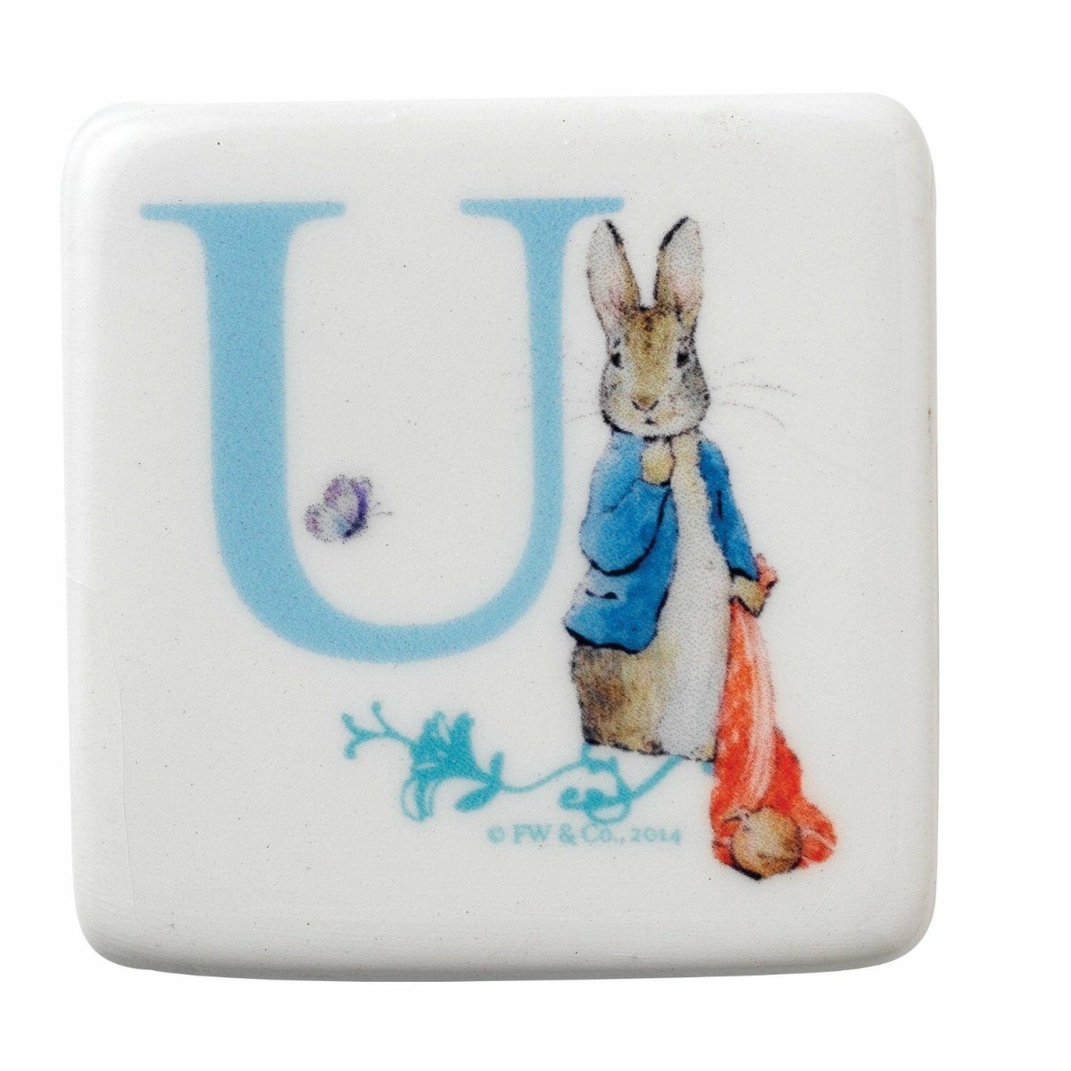 BEATRIX POTTER MAGNET - LETTER U - PETER RABBIT - NEW UNBOXED