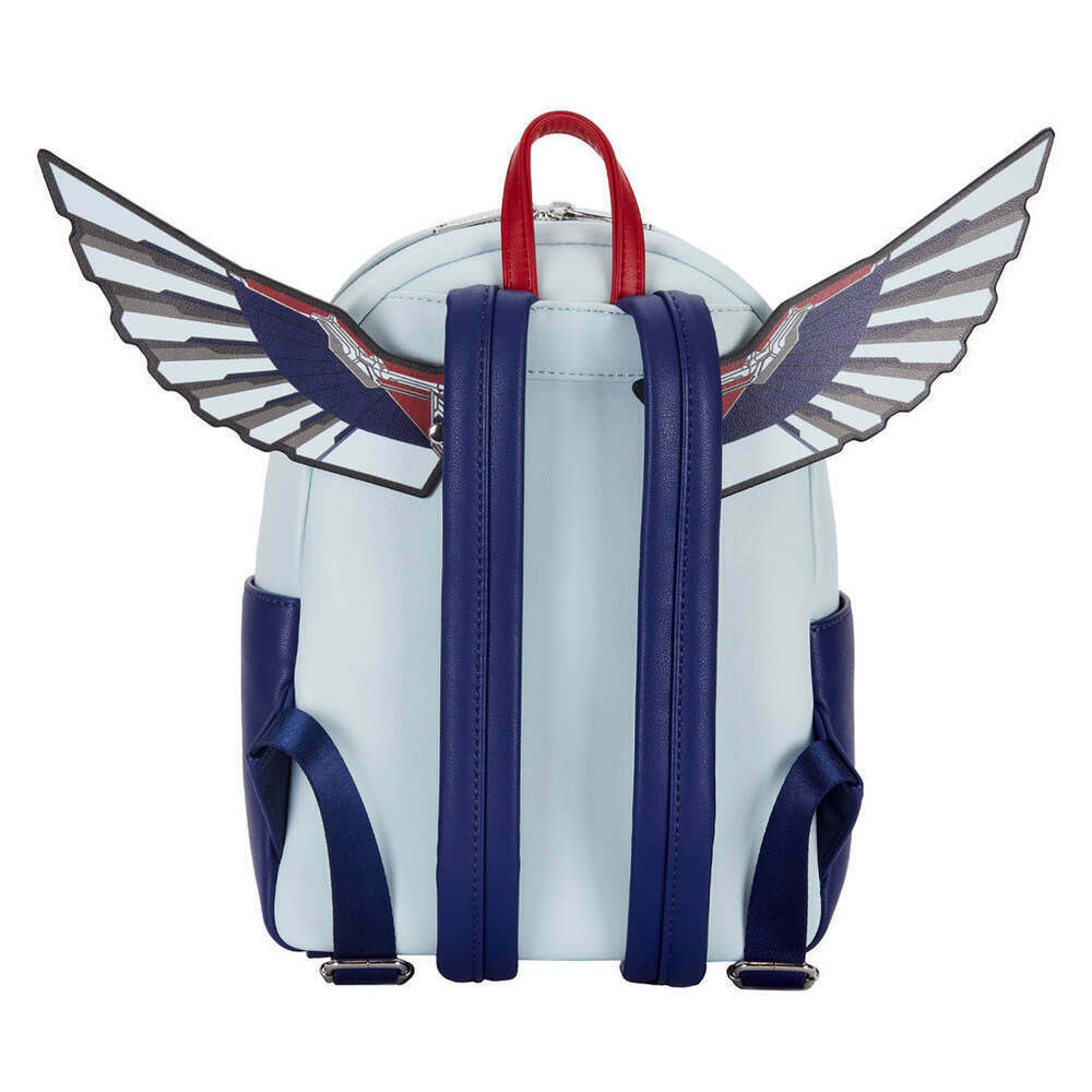 Loungefly: Marvel: Falcon Captain America Cosplay Mini Backpack