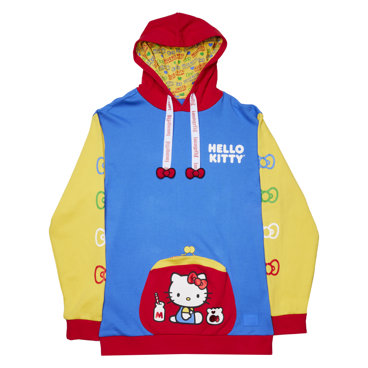 Hello Kitty 50th Anniversary Sanrio Loungefly Unisex Hoodie