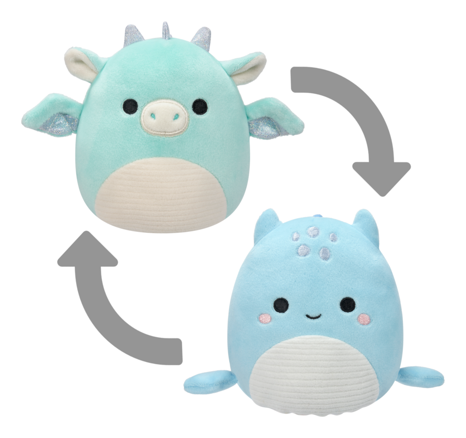 Squishmallows 5" FlipAMallows Miles and Lune