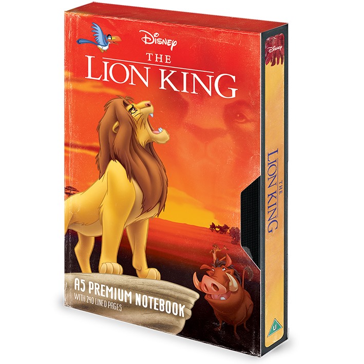 The Lion King (Circle of Life) VHS  Premium A5 Notebook - SR72997