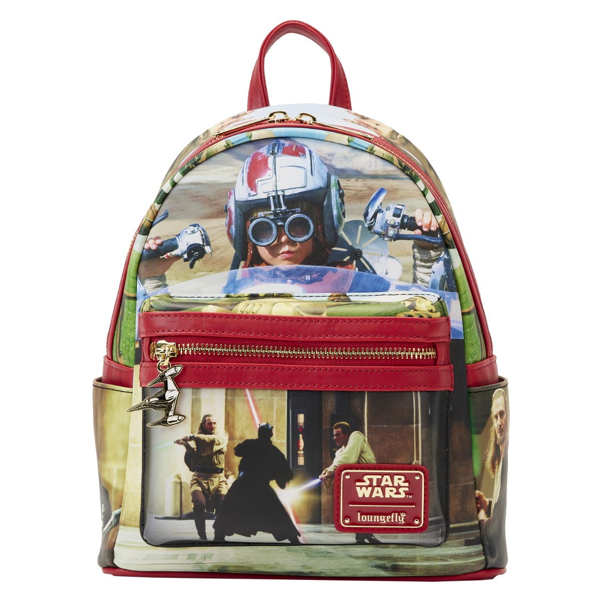 Loungefly Star Wars The Phantom Menace Final Frames Mini Backpack