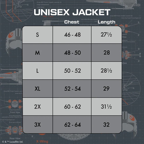 Loungefly Collectiv Star Wars Rebel Alliance VRSITY Jacket - XXL