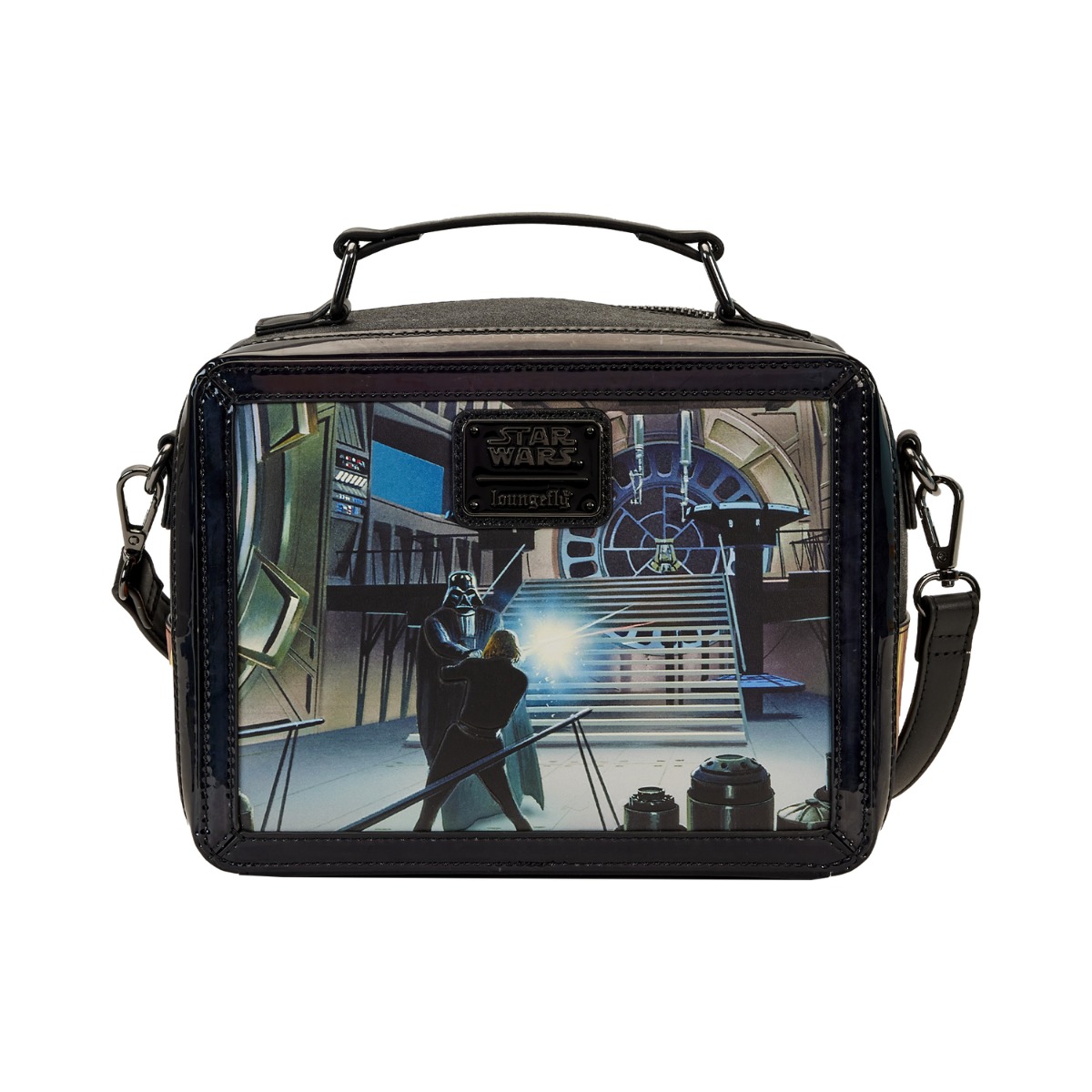 Loungefly Star Wars Return Of The Jedi Vintage Lunchbox Crossbody Bag