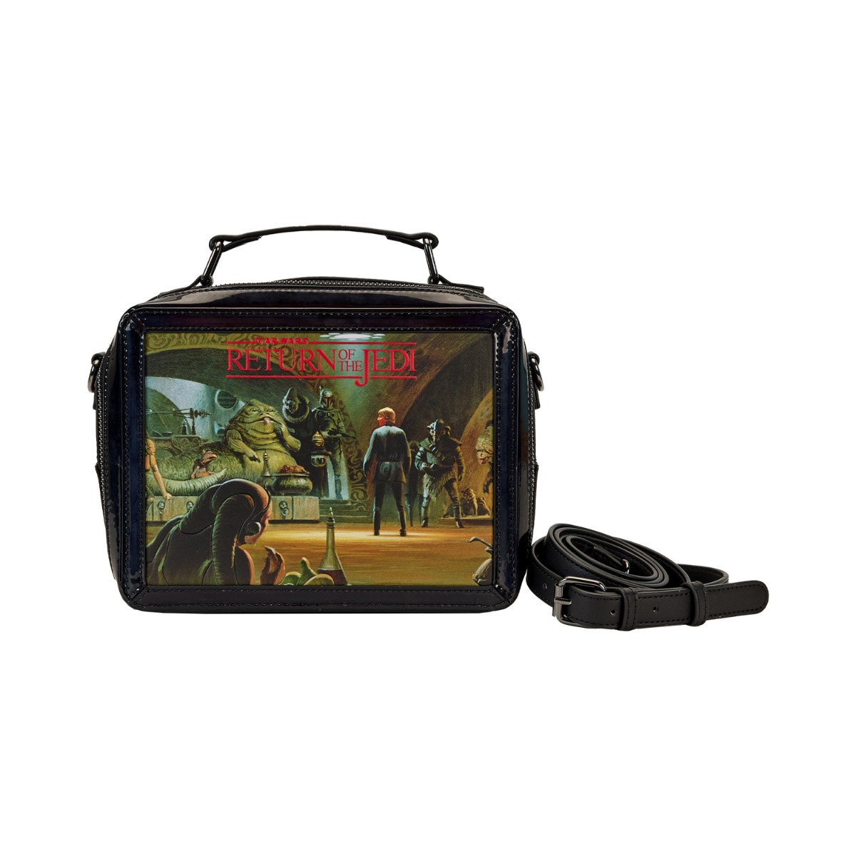 Loungefly Star Wars Return Of The Jedi Vintage Lunchbox Crossbody Bag