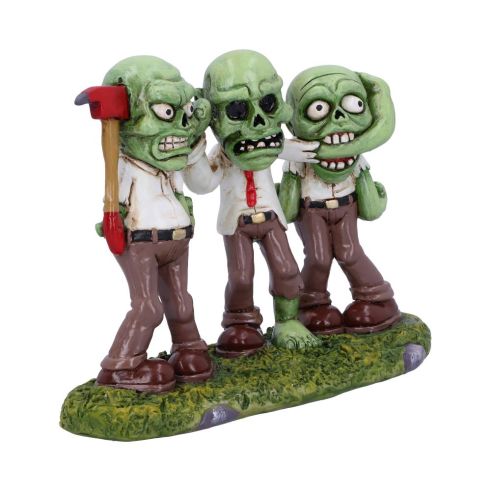 Three Wise Zombies Horror Undead Creature Figurine