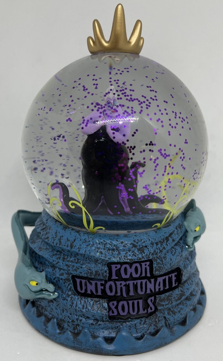 Disney Parks Ursula The Little Mermaid Snowglobe Unfortunate Souls