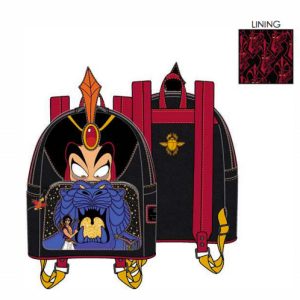 LOUNGEFLY DISNEY JAFAR VILLAINS SCENE MINI BACKPACK