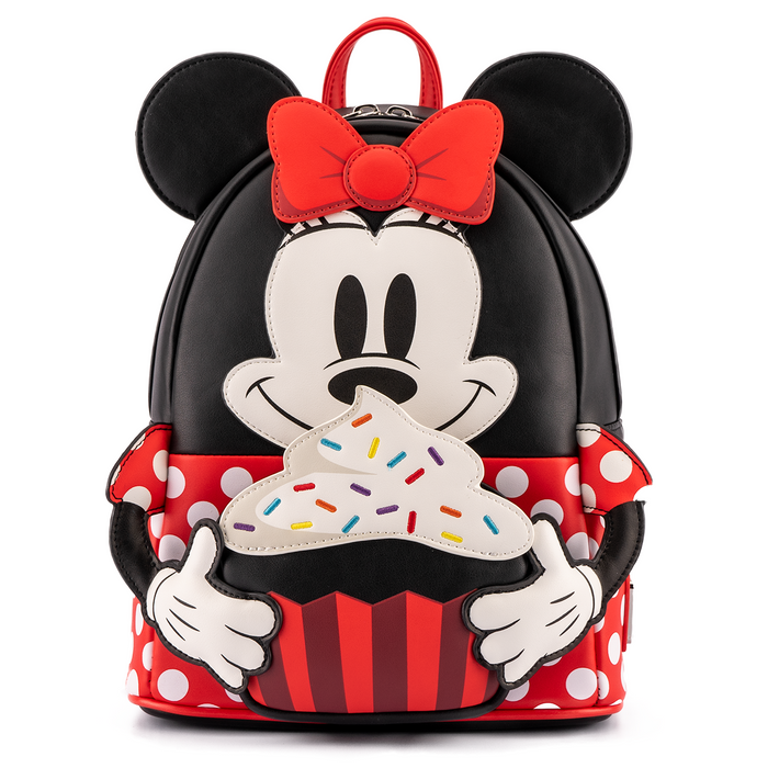 LOUNGEFLY DISNEY MINNIE OH MY COSPLAY SWEETS MINI  BACKPACK