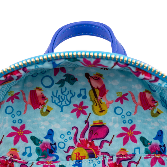 LOUNGEFLY  DISNEY BEDKNOBS AND BROOMSTICKS BEAUTIFUL  BRINY BALLROOM MINI BACKPACK