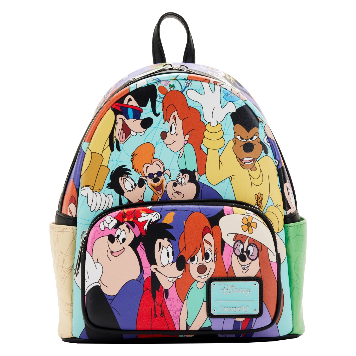 LOUNGEFLY GOOFY MOVIE COLLAGE MINI BACKPACK - DISNEY