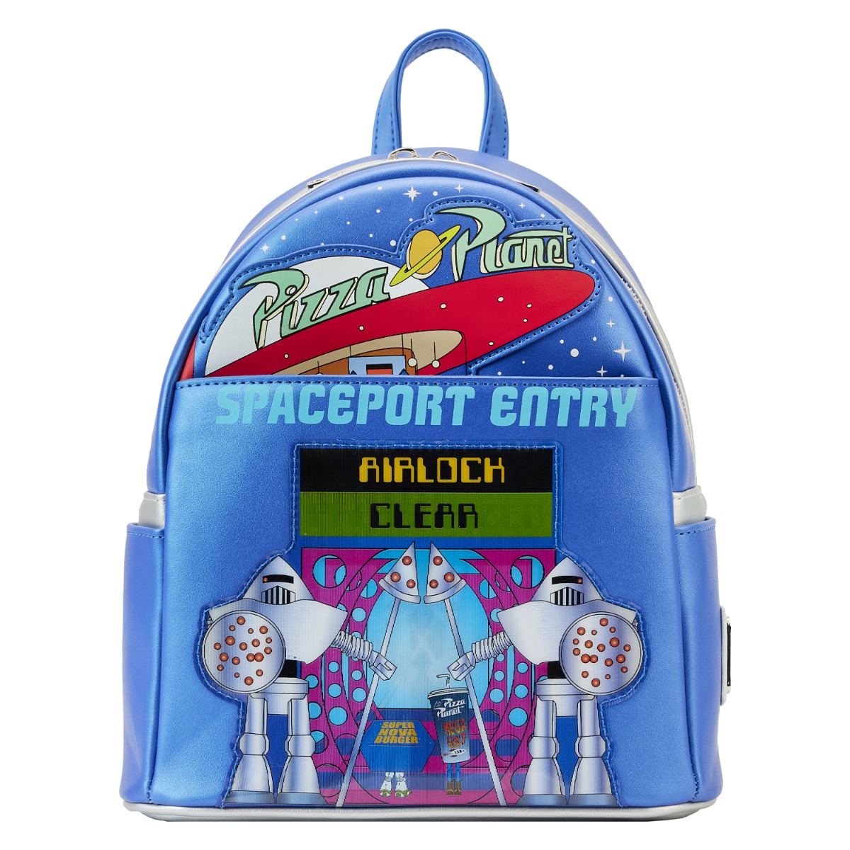 Loungefly Disney Pixar Toy Story Pizza Planet Space Entry Mini Backpack