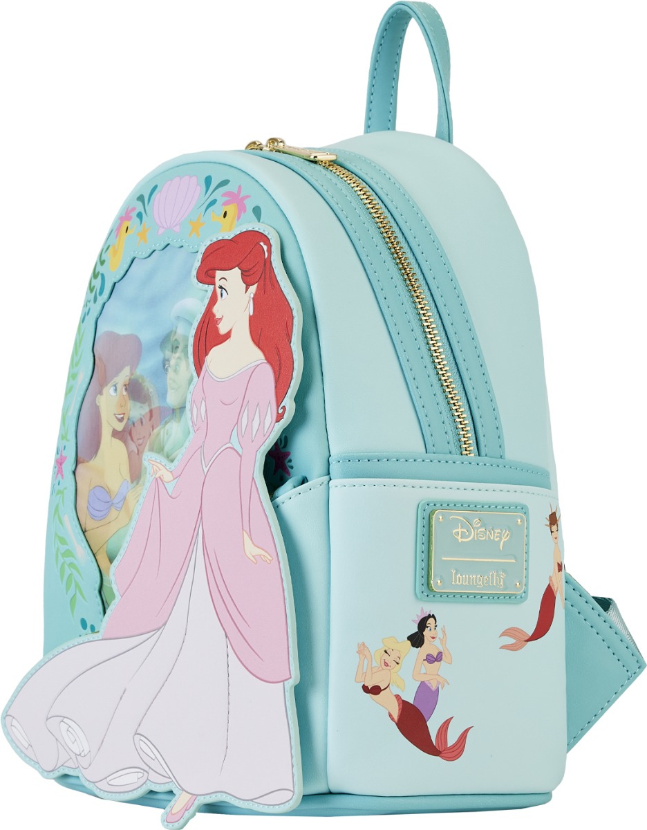 Loungefly Disney The Little Mermaid Princess Lenticular Mini Backpack