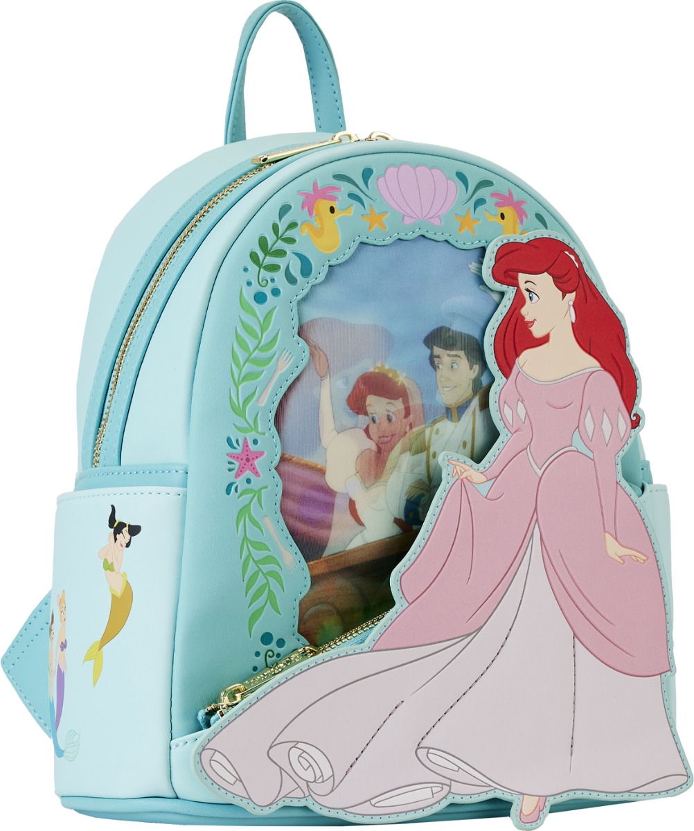 Loungefly Disney The Little Mermaid Princess Lenticular Mini Backpack