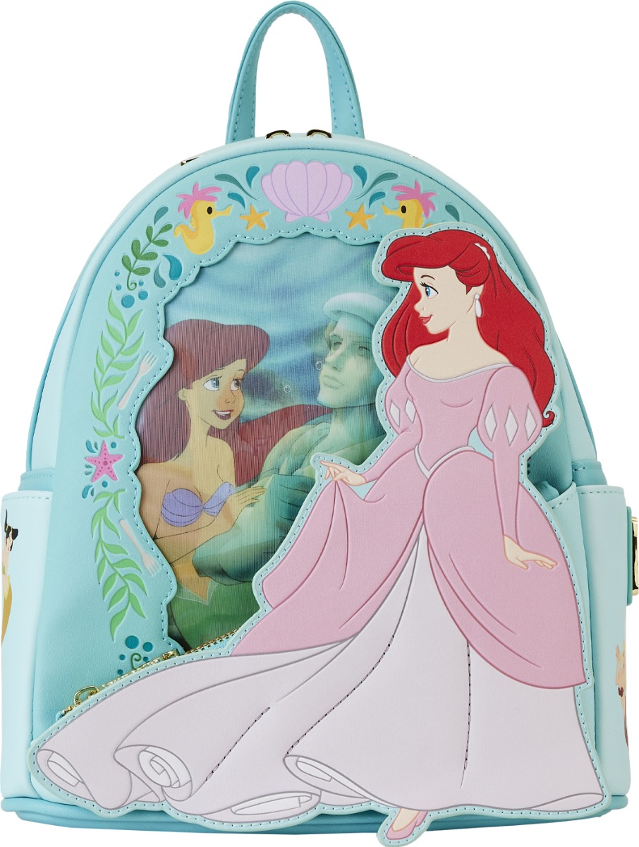 Loungefly Disney The Little Mermaid Princess Lenticular Mini Backpack