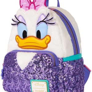 Loungefly Disney Daisy Duck Plush Mini Backpack