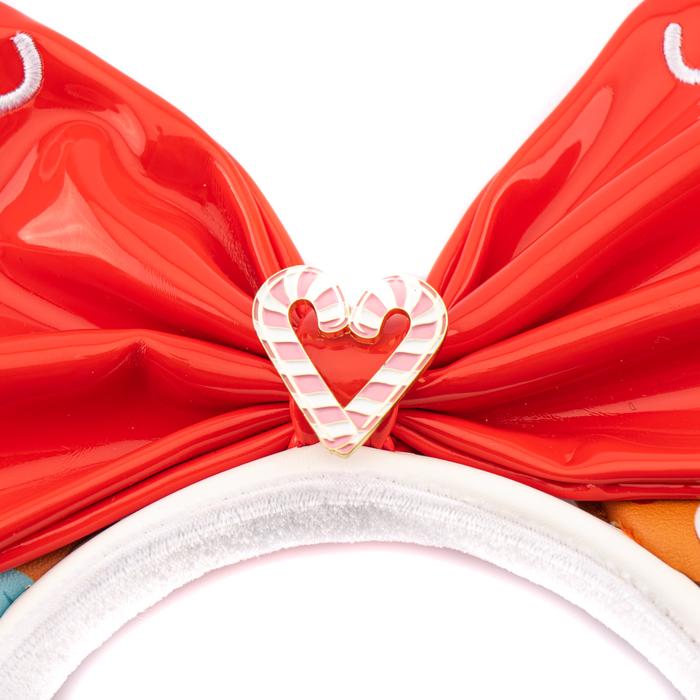 Loungefly Disney Ginger Bread AOP Patent Bow Heart Headband