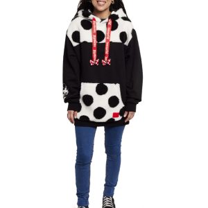 Loungefly Disney Minnie Mouse Rocks the Dots Classic Sherpa Unisex Hoodie