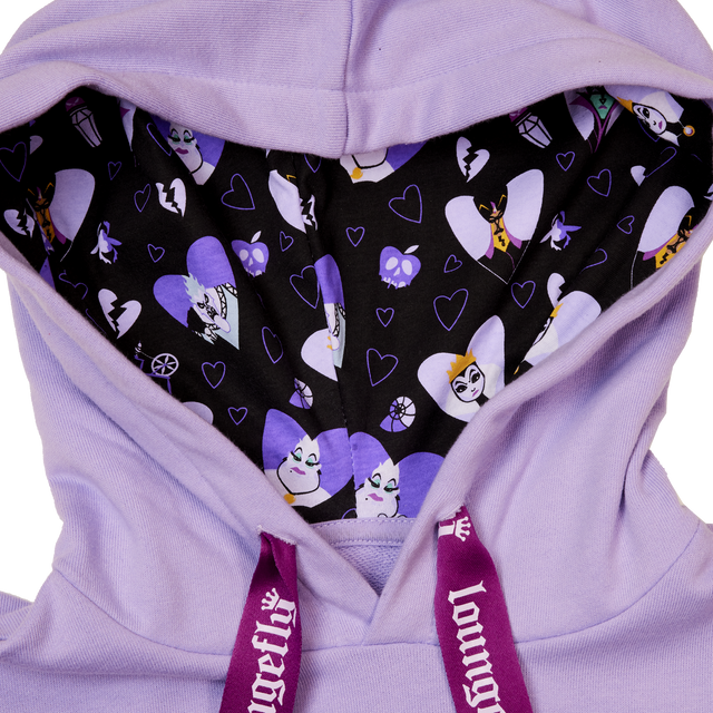 Loungefly Disney Villains Curse Your Hearts Unisex Hoodie