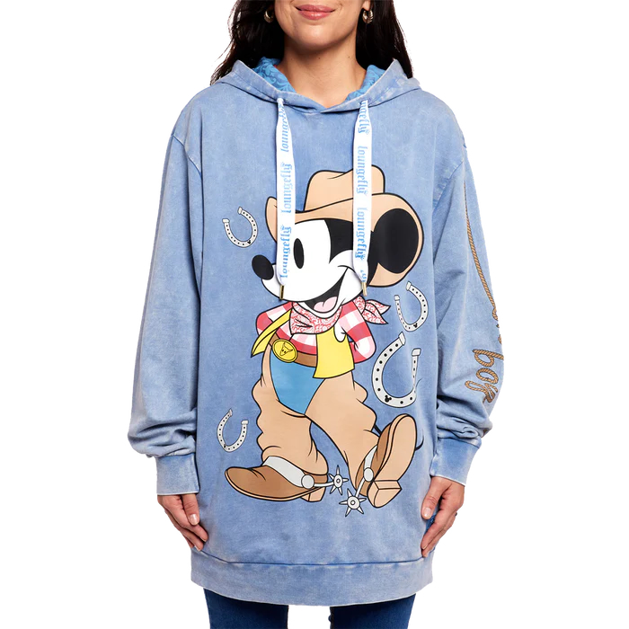 Loungefly Western Mickey Mouse Unisex Hoodie - Disney