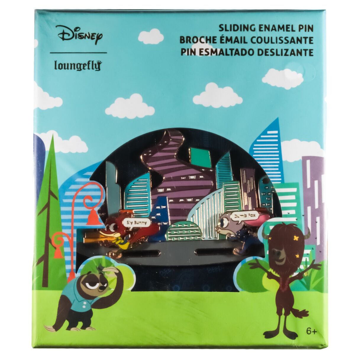 Loungefly Core Disney Zootopia 3 Inch Pin