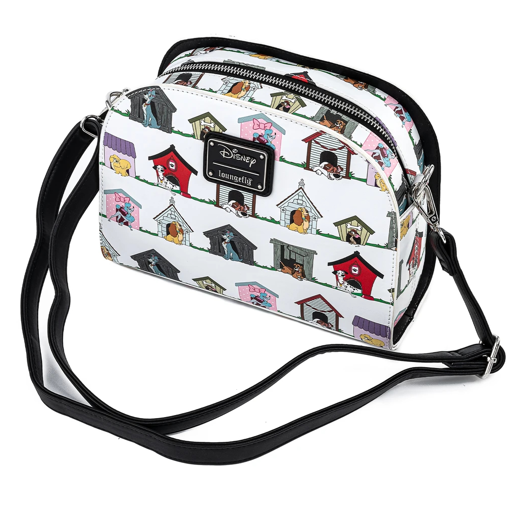 Loungefly Disney Dog Houses AOP Crossbody Bag - WDTB2031