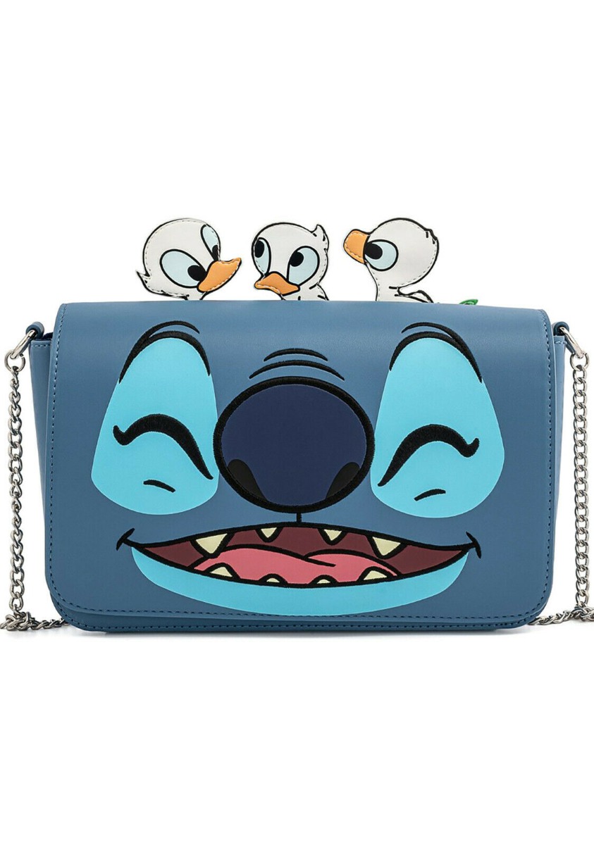 Loungefly Disney Lilo and Stitch Story Time Duckies Cosplay Crossbody Bag