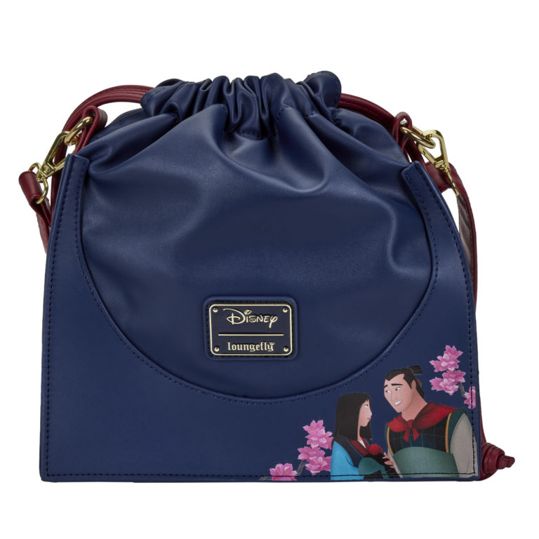 Loungefly Disney: Mulan Castle Cinch Sack Crossbody Bag