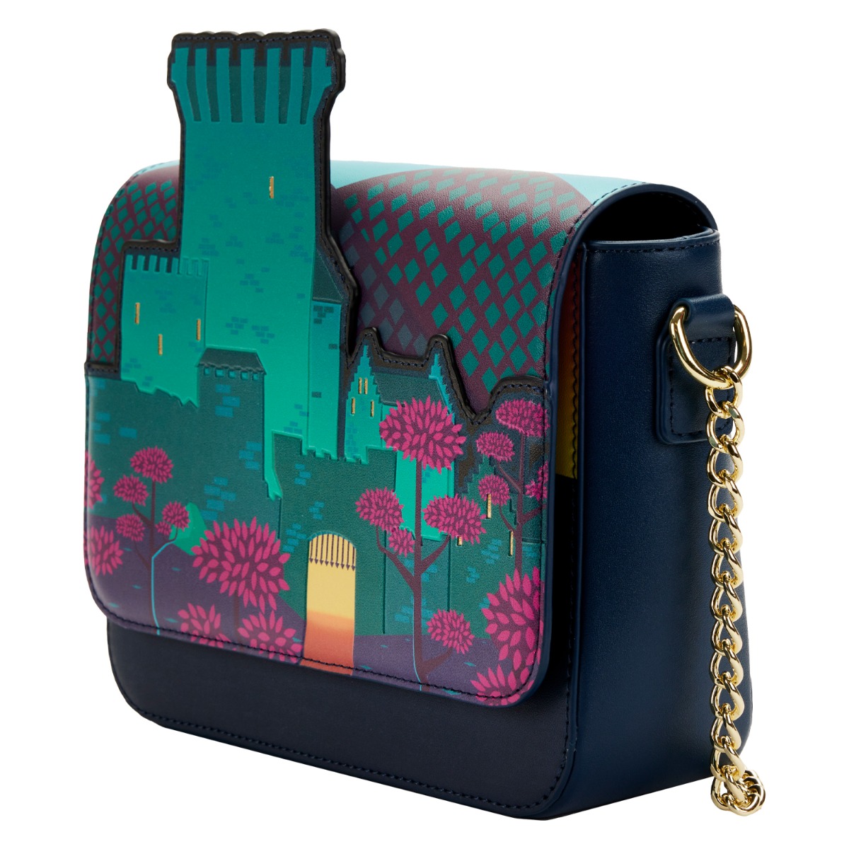 Loungefly Disney: Brave Princess Castle Series Crossbody Bag