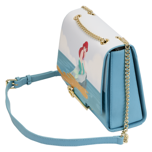 Loungefly Disney Little Mermaid Tritons Gift Crossbody Bag