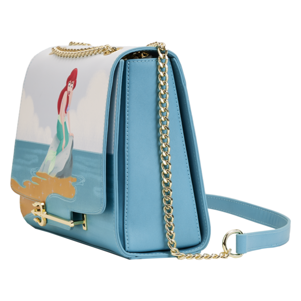 Loungefly Disney Little Mermaid Tritons Gift Crossbody Bag