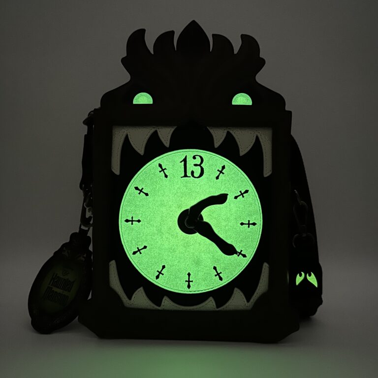 Haunted Mansion Clock Loungefly Crossbody Bag