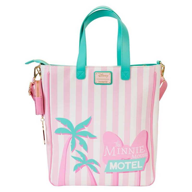 Disney Minnie Mouse Vacation Style Poolside Tote Bag with Coin Bag