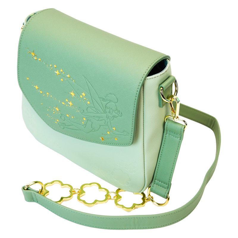 Loungefly Peter Pan Tinker Bell Clover Crossbody Bag