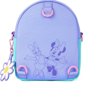 Loungefly Disney Daisy Duck & Minnie Mouse Mini Convertible Backpack