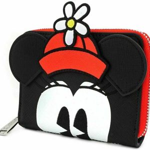 Loungefly Disney Positively Minnie Polka Dot Zip Around Wallet - WDWA1162