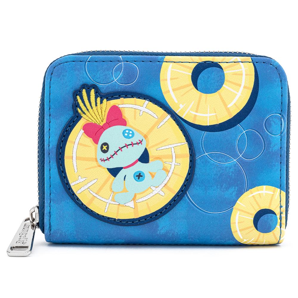 Loungefly Disney Lilo and Stitch Pineapple Floaty Scrump Zip Wallet - WDWA1263