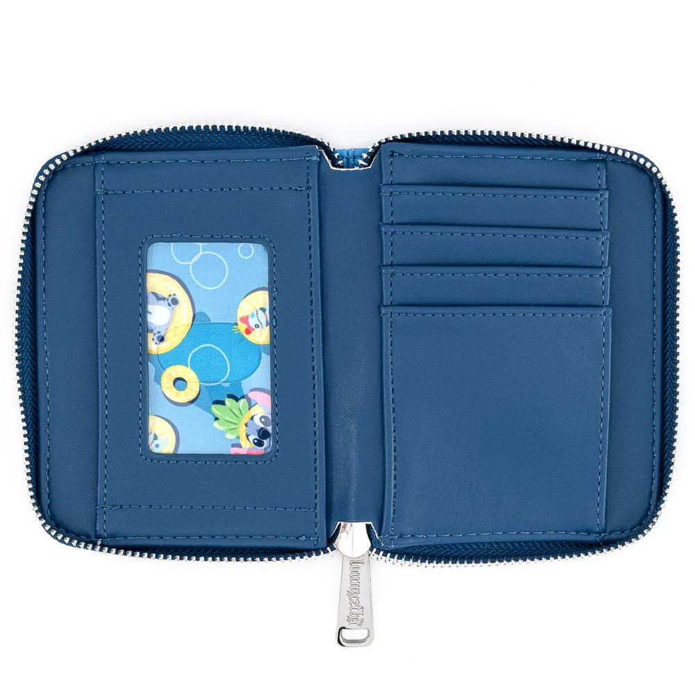 Loungefly Disney Lilo and Stitch Pineapple Floaty Scrump Zip Wallet - WDWA1263