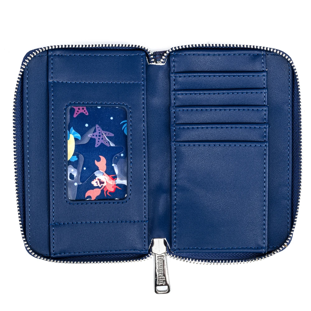 Loungefly Disney The Little Mermaid Gondola Scene Zip Around Wallet