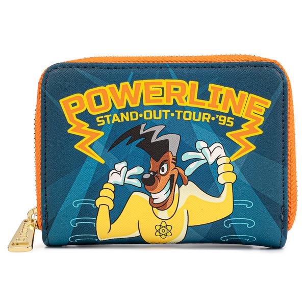 Loungefly Disney Goofy Movie Powerline All Access Pass Zip Around Wallet