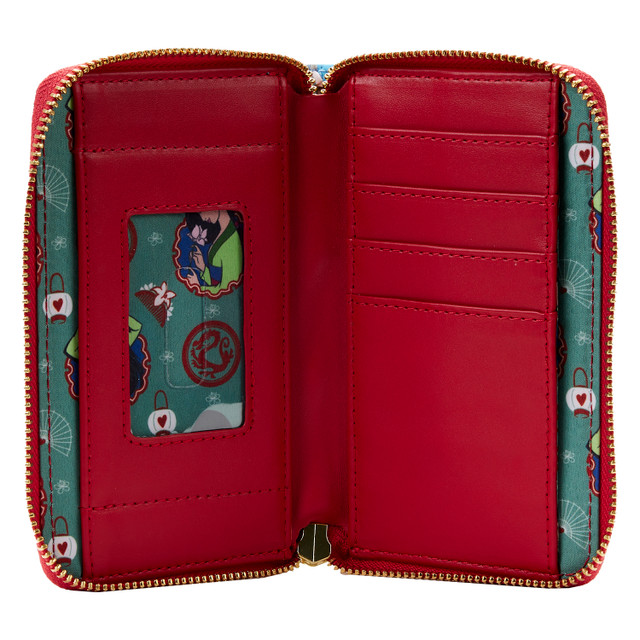 Loungefly Disney: Mulan Princess Scene Zip Around Wallet