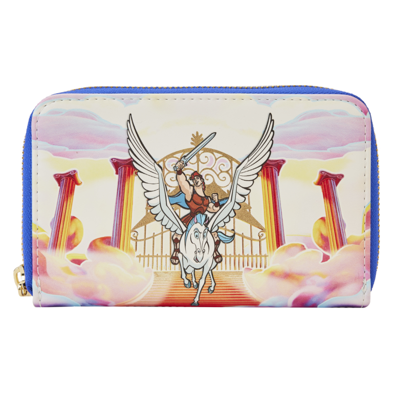 Loungefly Disney Hercules Mount Olympus Gates Zip Around Wallet