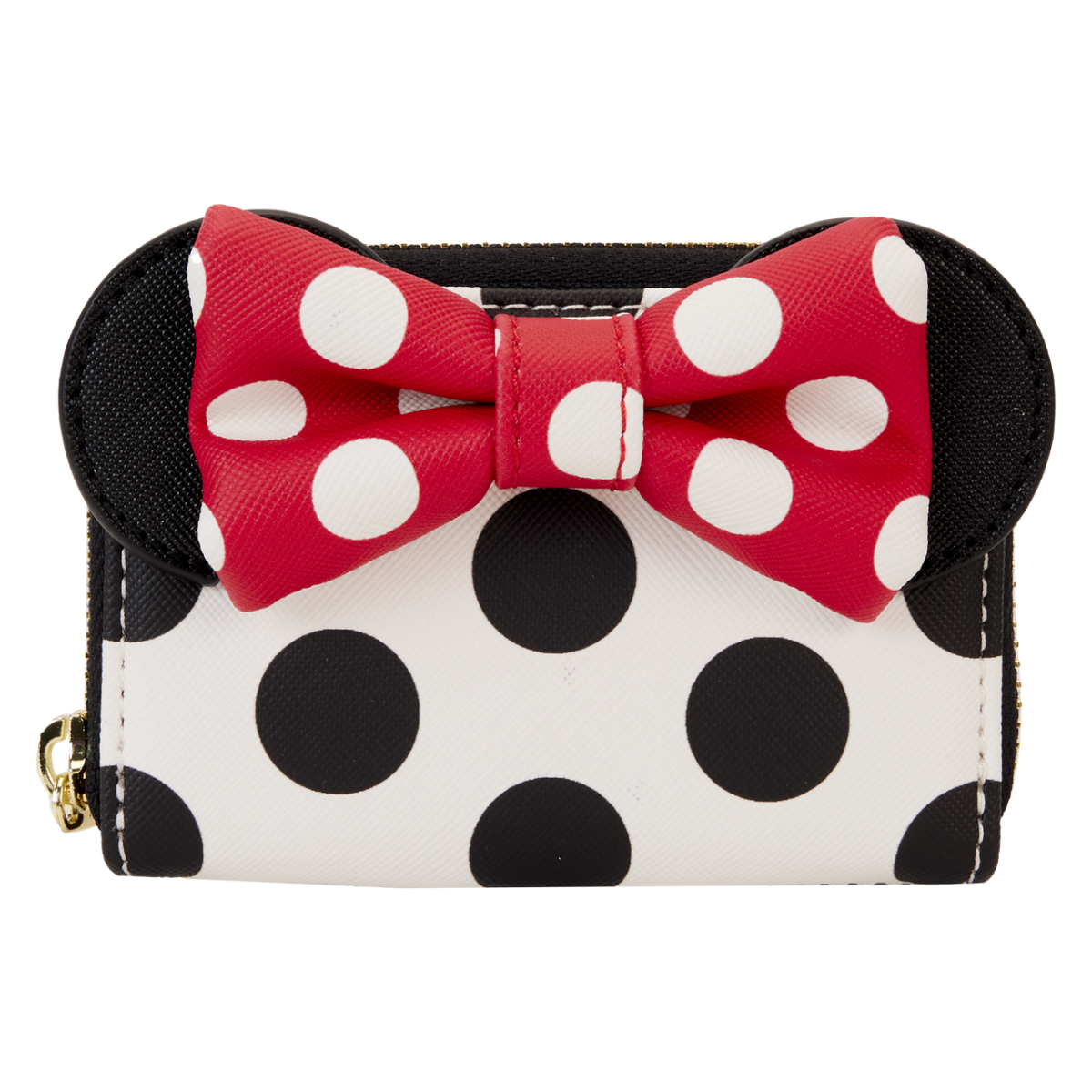 Loungefly Disney Minnie Mouse Rocks the Dots Classic Accordian Zip Around Wallet