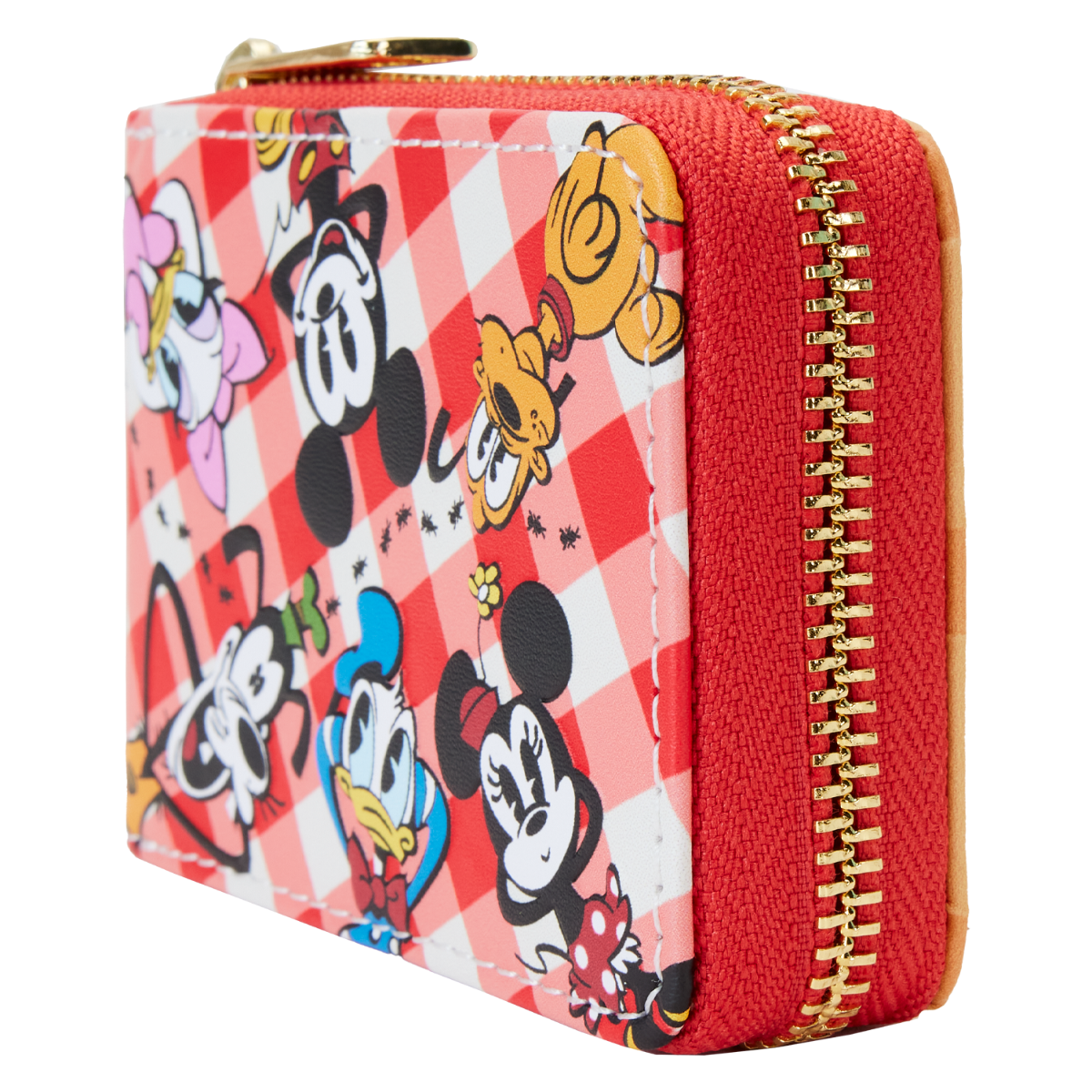 Mickey and Friends Picnic Disney Loungefly Accordion Wallet