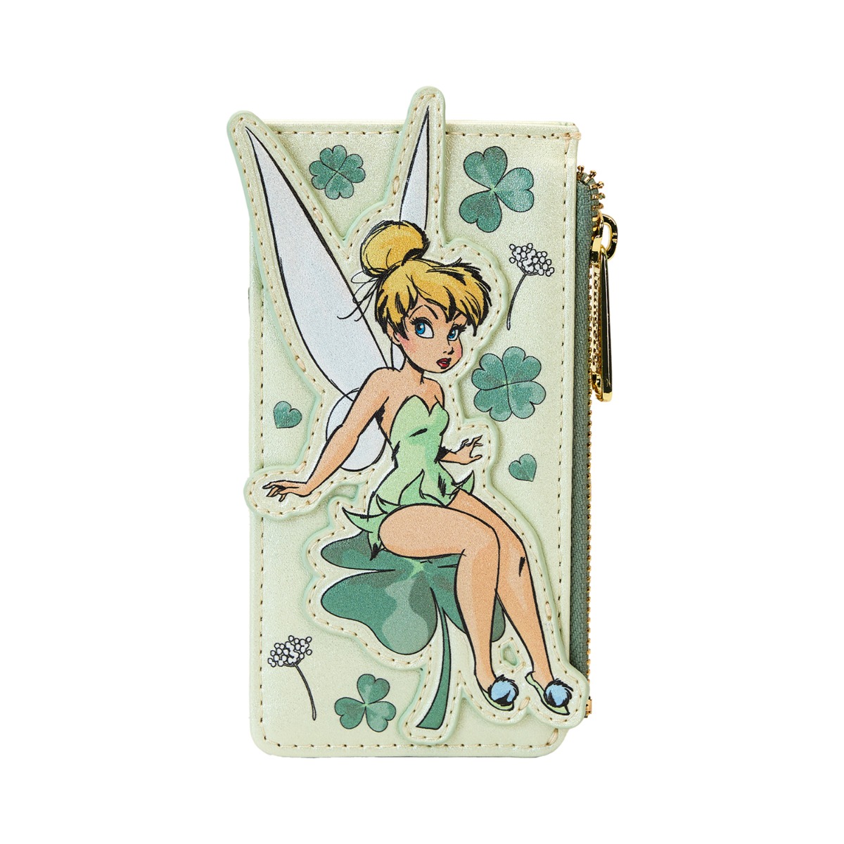 Loungefly Disney Tinker Bell 4-Leaf Clover Large Card Holder