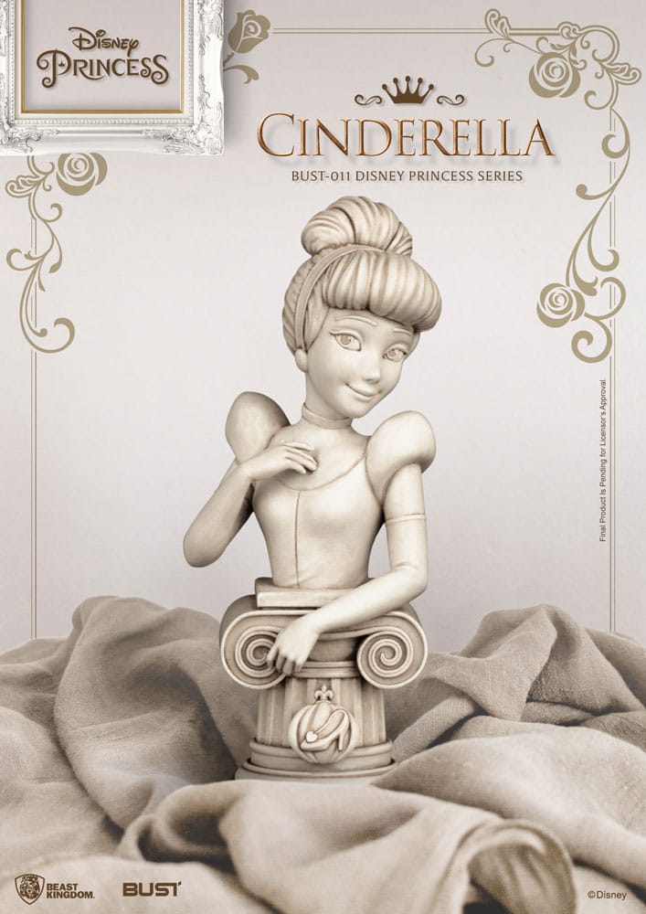 Beast Kingdom Disney Princess Series PVC Bust Cindarella 15 cm